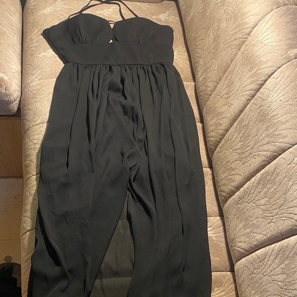BCBGeneration Elegant Black Backless Dress
